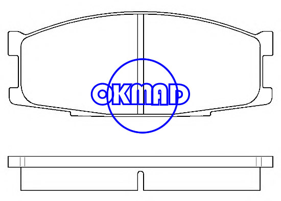 MITSUBISHI Pastilha de freio do galope OEM: MB295549 MB295887 FDB933 TRW: GDB1022 WVA: 23501 AN-363WK, FF933